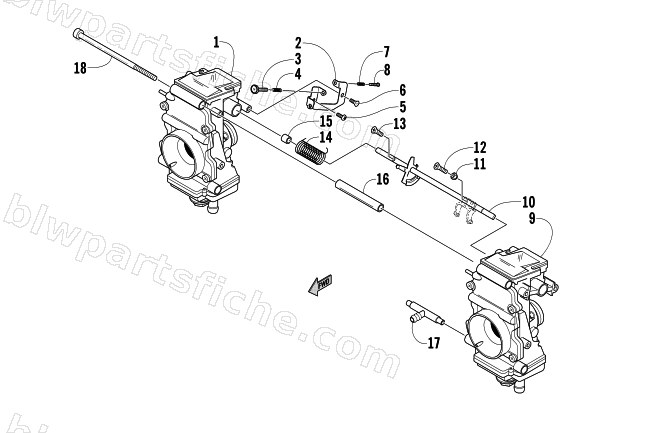 CARBURETOR - EXTERNAL PARTS diagram