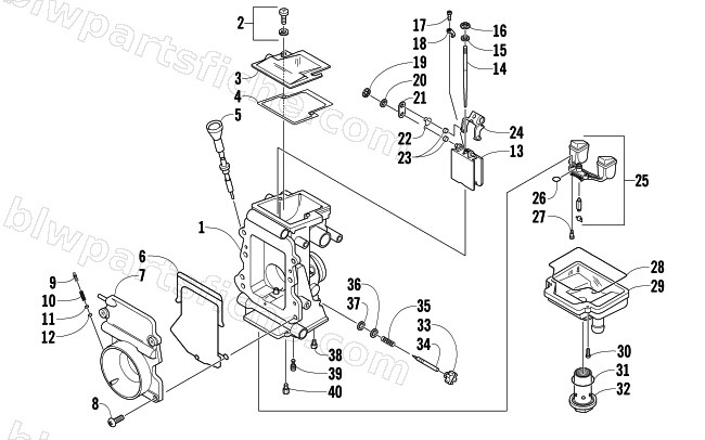 CARBURETOR - INTERNAL PARTS diagram