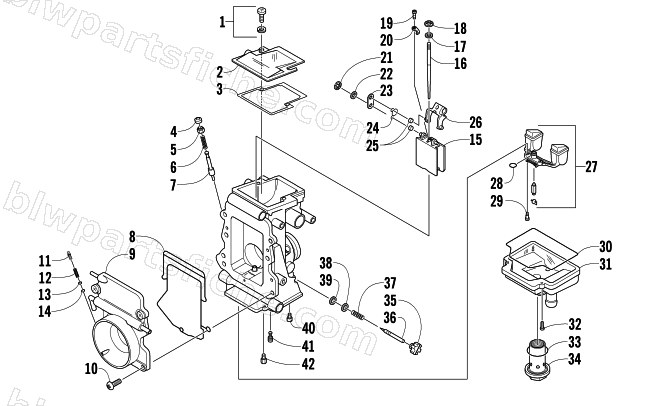 CARBURETOR - INTERNAL PARTS diagram