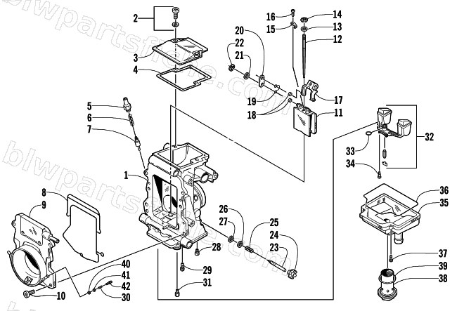 CARBURETOR - INTERNAL PARTS diagram