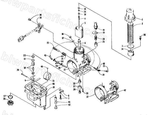 CARBURETOR VM38 diagram