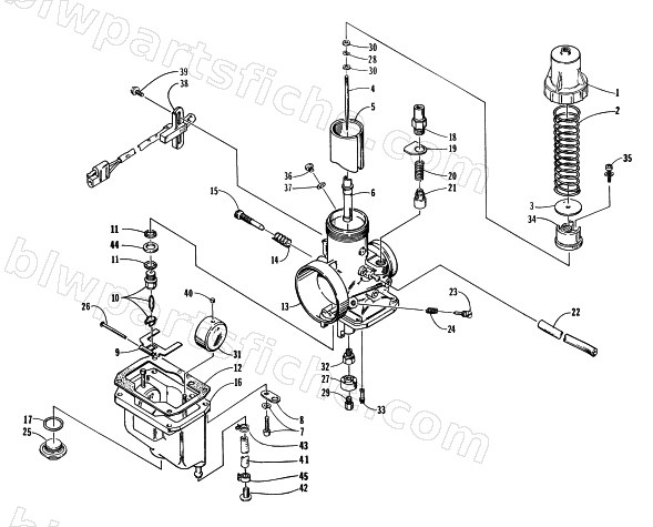 CARBURETOR VM38 diagram