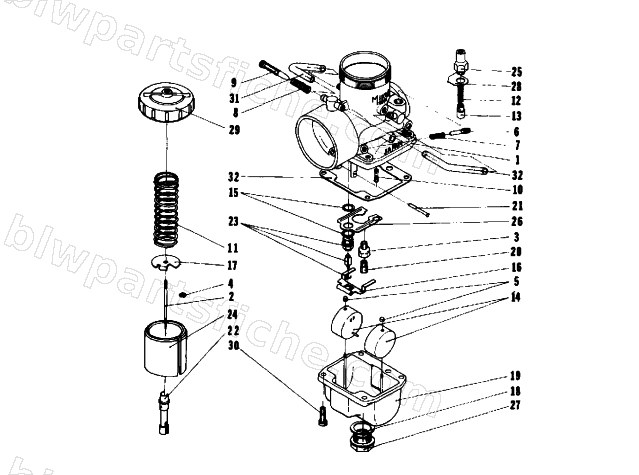 CARBURETOR VW38-16 diagram