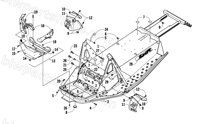 CHASSIS ASSEMBLY diagram