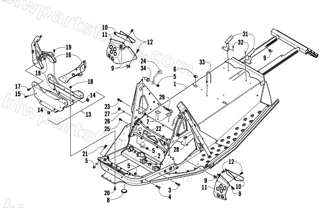 CHASSIS ASSEMBLY diagram