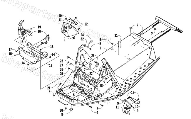 CHASSIS ASSEMBLY diagram