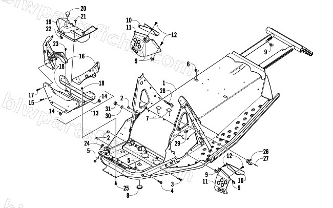 CHASSIS ASSEMBLY diagram