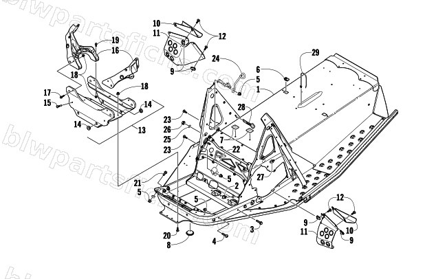 CHASSIS ASSEMBLY diagram