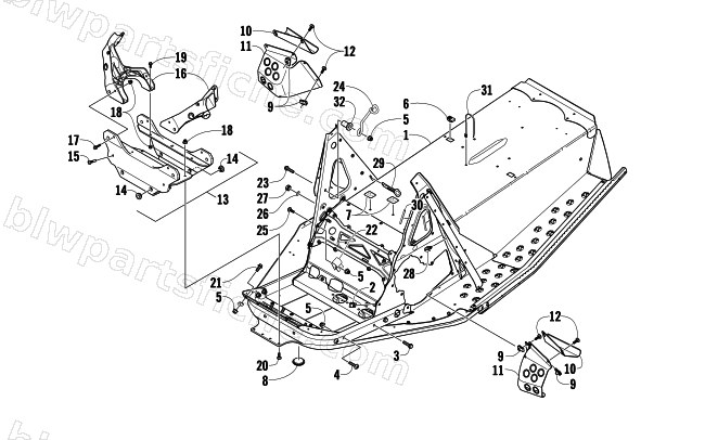 CHASSIS ASSEMBLY diagram
