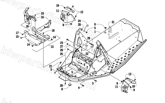 CHASSIS ASSEMBLY diagram