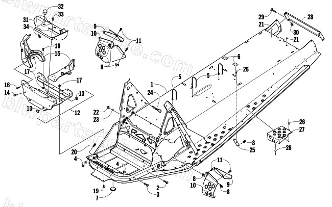 CHASSIS ASSEMBLY diagram