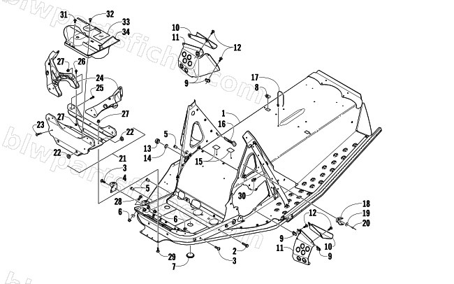 CHASSIS ASSEMBLY diagram