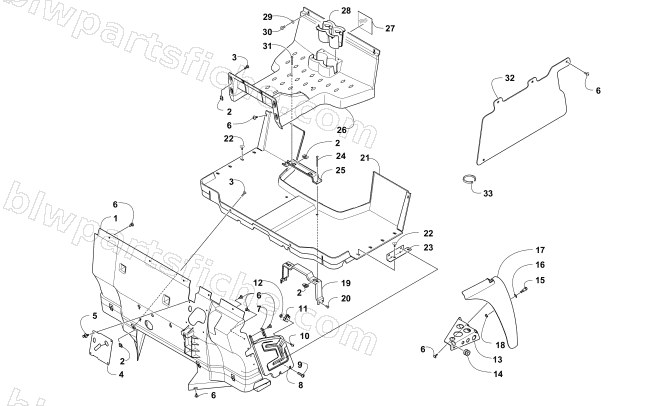 CONSOLE AND FLOOR PANEL ASSEMBLY diagram