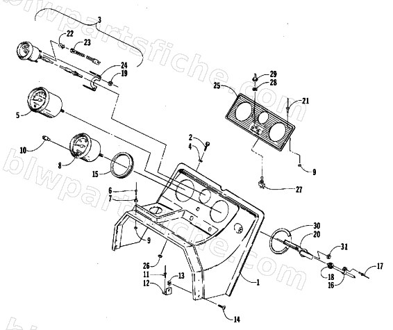 CONSOLE AND INSTRUMENTS diagram