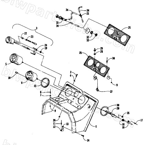 CONSOLE AND INSTRUMENTS diagram