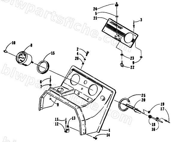 CONSOLE AND INSTRUMENTS diagram