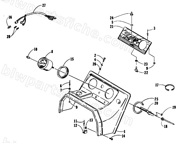 CONSOLE AND INSTRUMENTS diagram