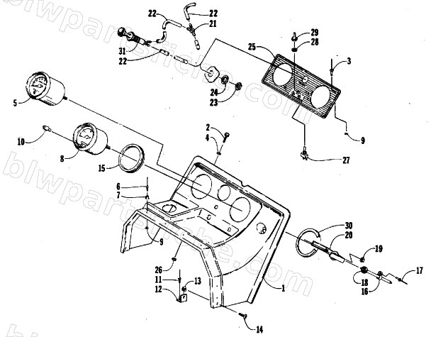 CONSOLE AND INSTRUMENTS diagram