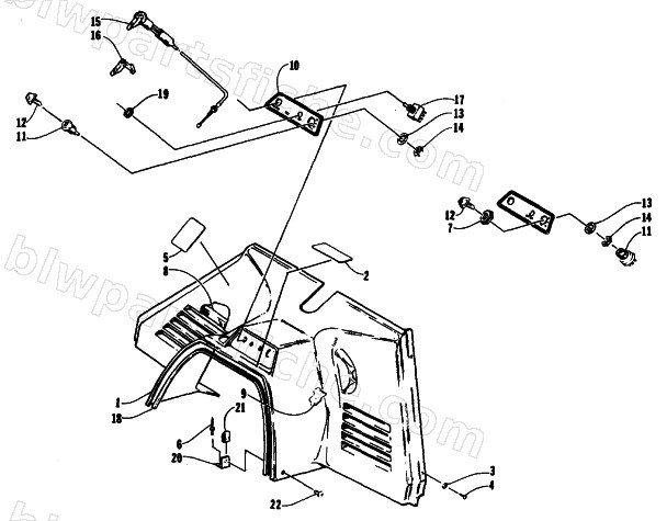 CONSOLE AND SWITCH ASSEMBLIES diagram