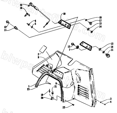 CONSOLE AND SWITCH ASSEMBLIES diagram