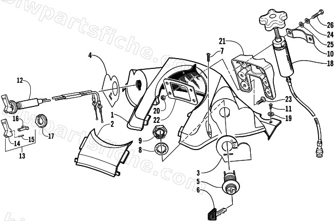 CONSOLE AND SWITCH ASSEMBLY diagram