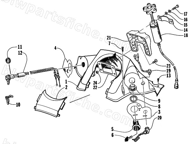 CONSOLE AND SWITCH ASSEMBLY diagram