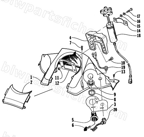 CONSOLE AND SWITCH ASSEMBLY diagram