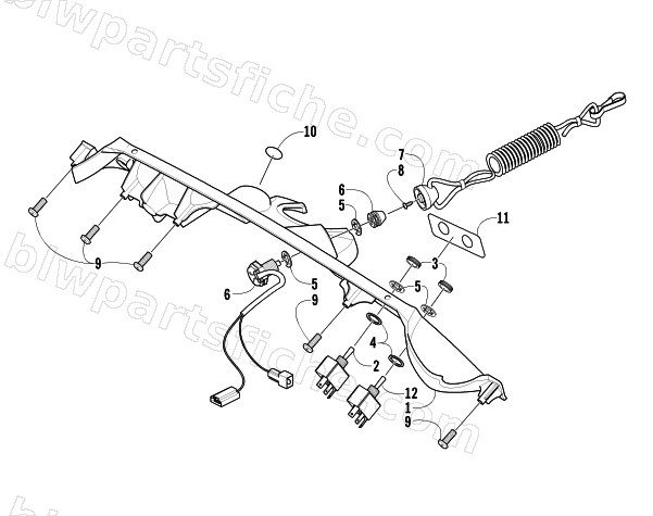 CONSOLE AND SWITCH ASSEMBLY diagram