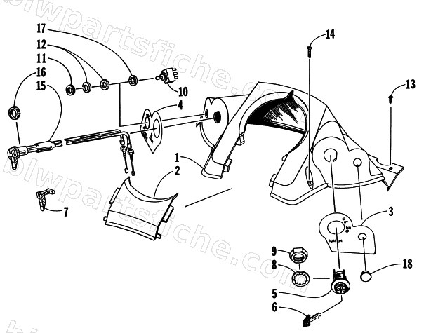 CONSOLE AND SWITCH ASSEMBLY diagram