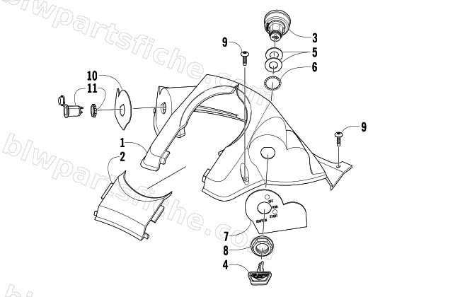 CONSOLE AND SWITCH ASSEMBLY diagram