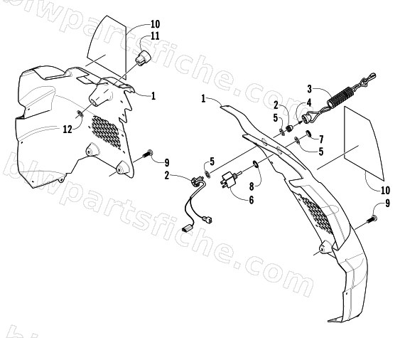 CONSOLE AND SWITCH ASSEMBLY diagram