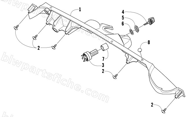 CONSOLE AND SWITCH ASSEMBLY diagram