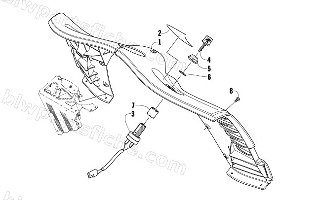 CONSOLE AND SWITCH ASSEMBLY diagram