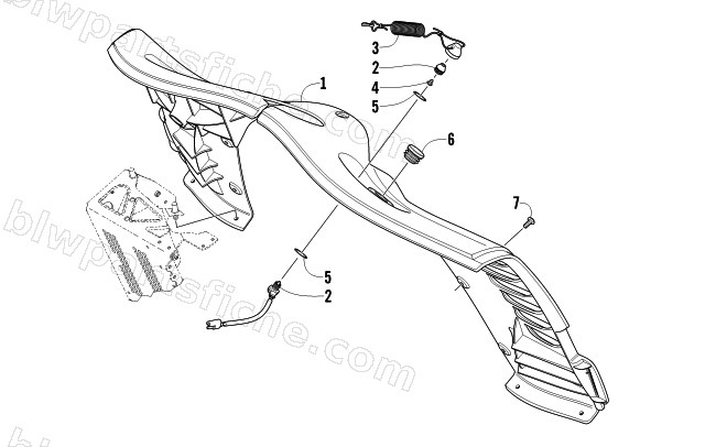 CONSOLE AND SWITCH ASSEMBLY diagram