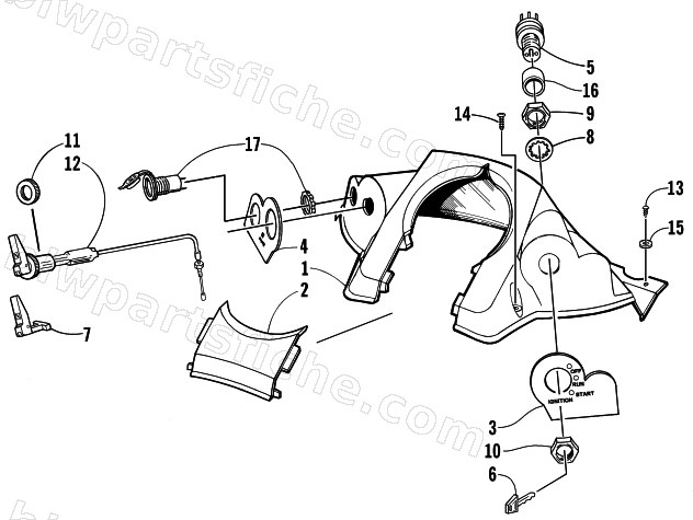 CONSOLE AND SWITCH ASSEMBLY diagram