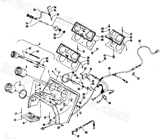 CONSOLE AND WIRING ASSEMBLIES diagram