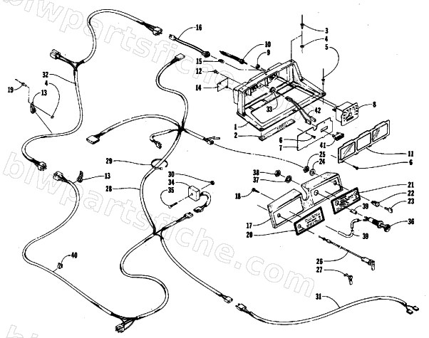 CONSOLE AND WIRING ASSEMBLIES diagram