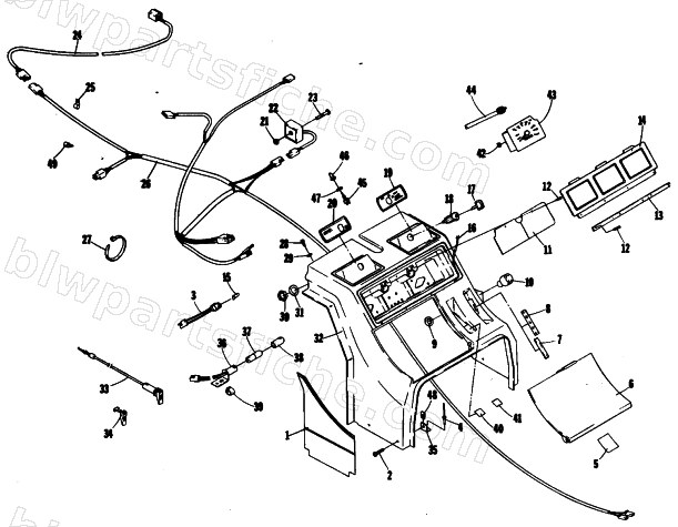 CONSOLE AND WIRING ASSEMBLIES diagram