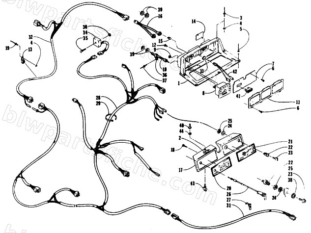 CONSOLE AND WIRING ASSEMBLIES diagram