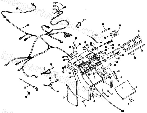 CONSOLE AND WIRING ASSEMBLIES diagram