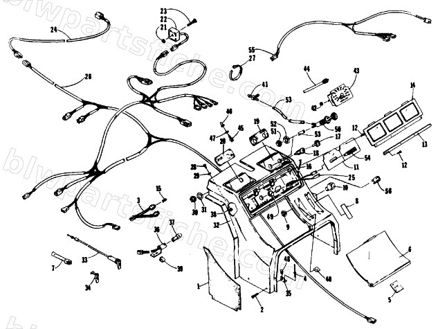 CONSOLE AND WIRING ASSEMBLIES diagram