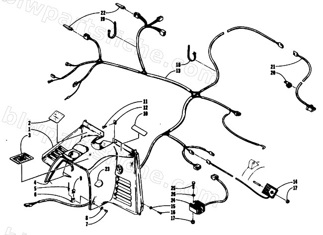 CONSOLE AND WIRING ASSEMBLIES diagram