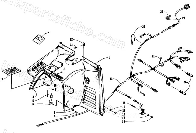 CONSOLE AND WIRING ASSEMBLIES diagram