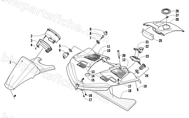 CONSOLE ASSEMBLY diagram
