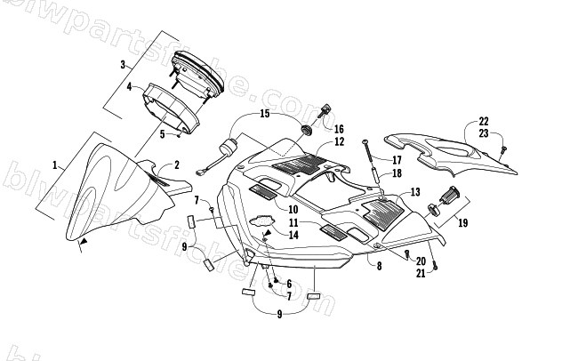 CONSOLE ASSEMBLY diagram