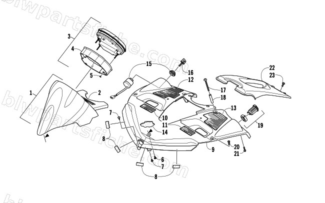 CONSOLE ASSEMBLY diagram