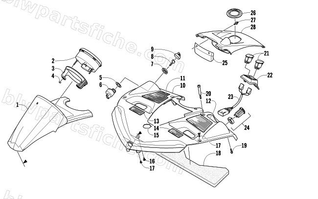 CONSOLE ASSEMBLY diagram