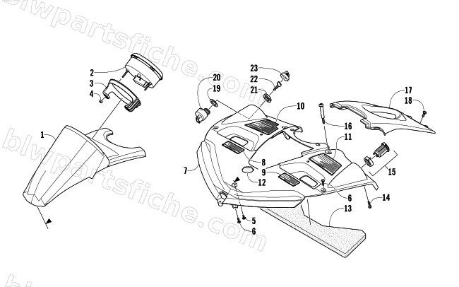 CONSOLE ASSEMBLY diagram