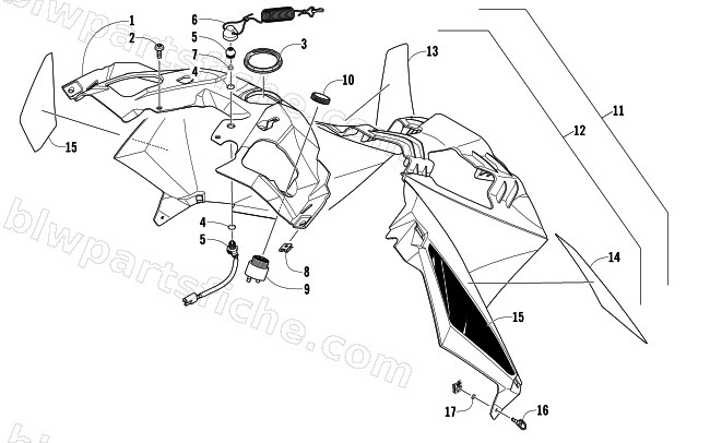 CONSOLE ASSEMBLY diagram