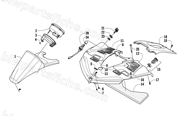 CONSOLE ASSEMBLY diagram